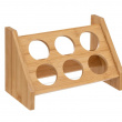 Kryddställ i bambu med 6 glasburkar, BAMBOO SPICE RACK, Natur Kryddställ i bambu med 6 glasburkar, BAMBOO SPICE RACK, Natur