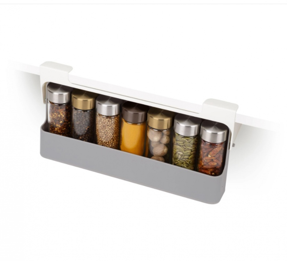 Kryddställ, Under Hylla, CUPBOARD STORE UNDER SHELF, 32 x 13,5 x H 9,3 cm, Joseph Joseph, Grå i gruppen Förvaring / Köksförvaring / Organisera köksskåp / Kryddställ hos SmartaSaker.se (41613)