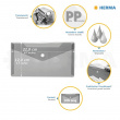 Kuvertmapp, HERMA ENVELOPE, 22 x 12 cm Kuvertmapp, HERMA ENVELOPE, 22 x 12 cm