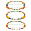 Köksetiketter för frys- och syltburkar, 12 st, FRUIT WREATH 76 x 35 mm , Fruktmotiv Köksetiketter för frys- och syltburkar, 12 st, FRUIT WREATH 76 x 35 mm , Fruktmotiv