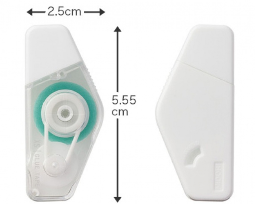 Limroller i minifrmat, MIDORI XS, 5mm x 8m, Vit i gruppen Förvaring hos SmartaSaker.se (41642)