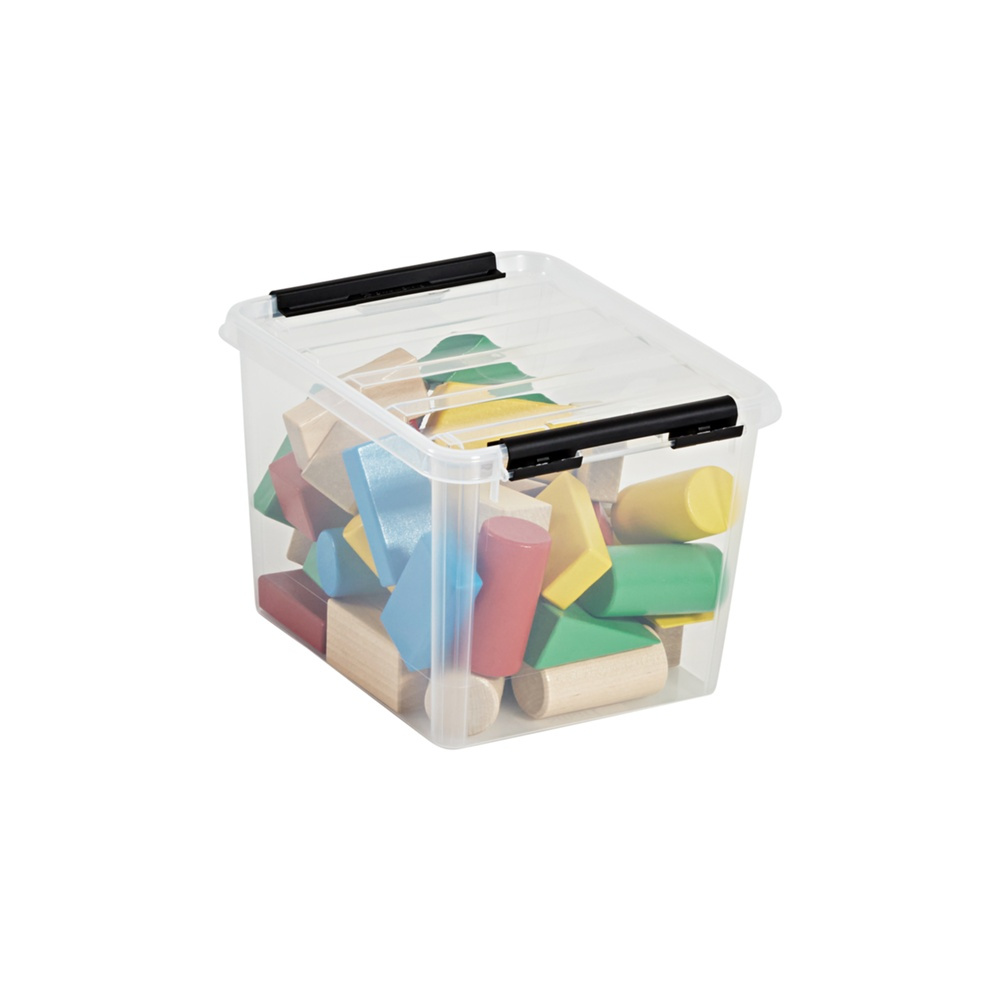 Liten Låda, SMARTSTORE 3L, CLASSIC, 21 x 17 x H15 cm, Klar / Svart i gruppen Förvaring / Förvaringslådor / Småförvaring / Askar hos SmartaSaker.se (41649)