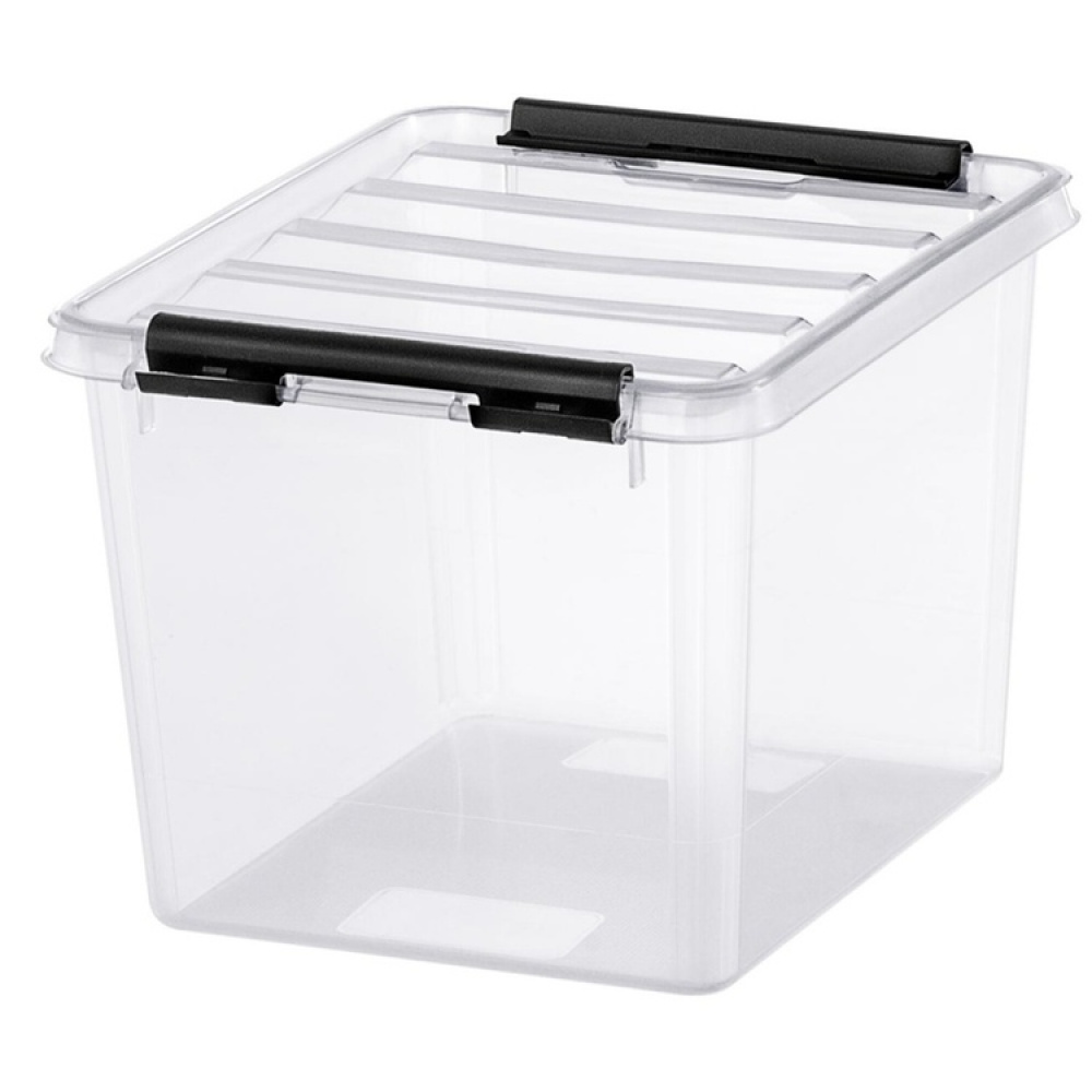 Liten Låda, SMARTSTORE 3L, CLASSIC, 21 x 17 x H15 cm, Klar / Svart i gruppen Förvaring / Förvaringslådor / Småförvaring / Askar hos SmartaSaker.se (41649)