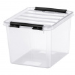 Liten Låda, SMARTSTORE 3L, CLASSIC, 21 x 17 x H15 cm, Klar / Svart Liten Låda, SMARTSTORE 3L, CLASSIC, 21 x 17 x H15 cm, Klar / Svart