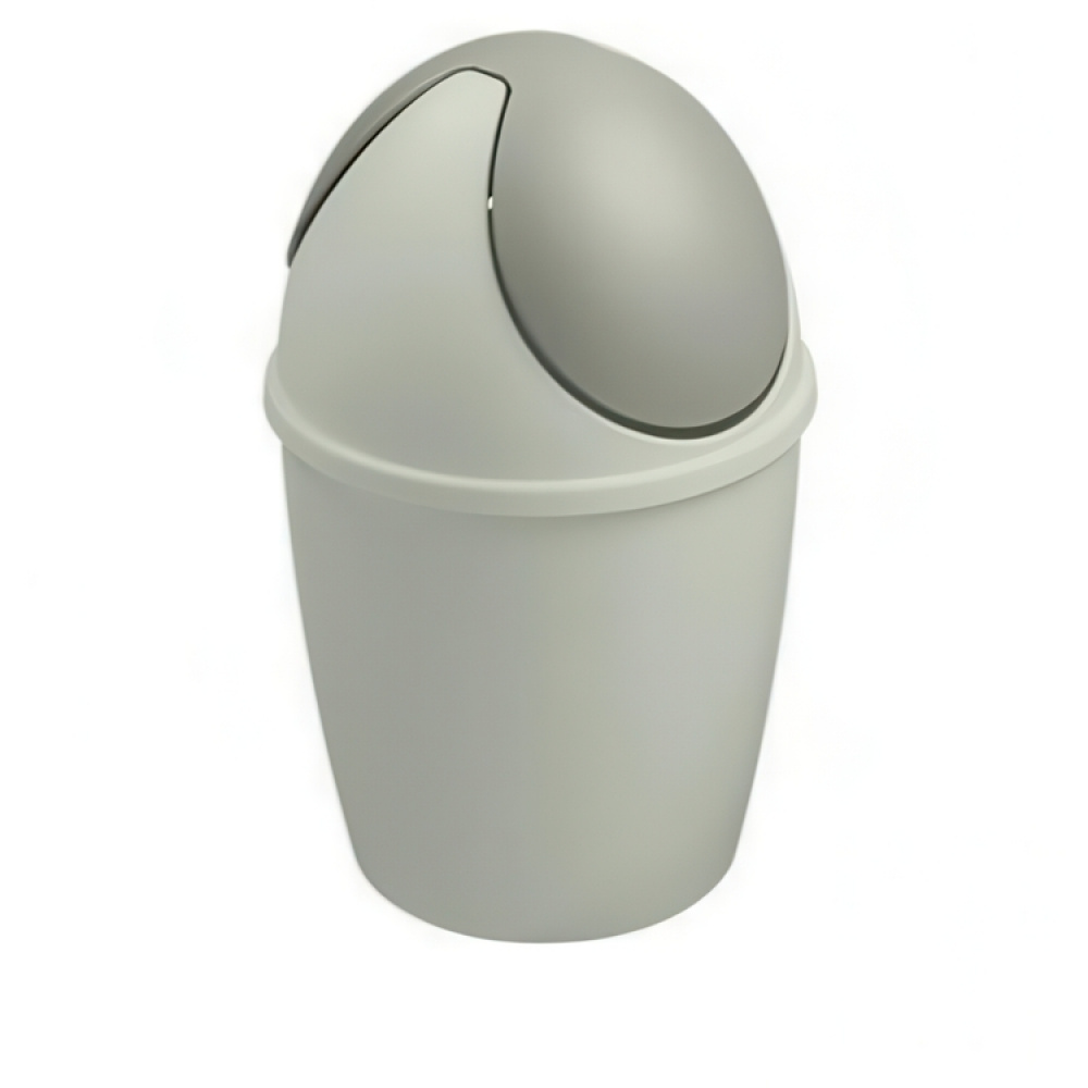 Liten Papperskorg med vipplock, TIGLIO TABLE BIN, Ø 14 x H 22 cm i gruppen Förvaring / Badrumsförvaring / Papperskorgar hos SmartaSaker.se (41650)