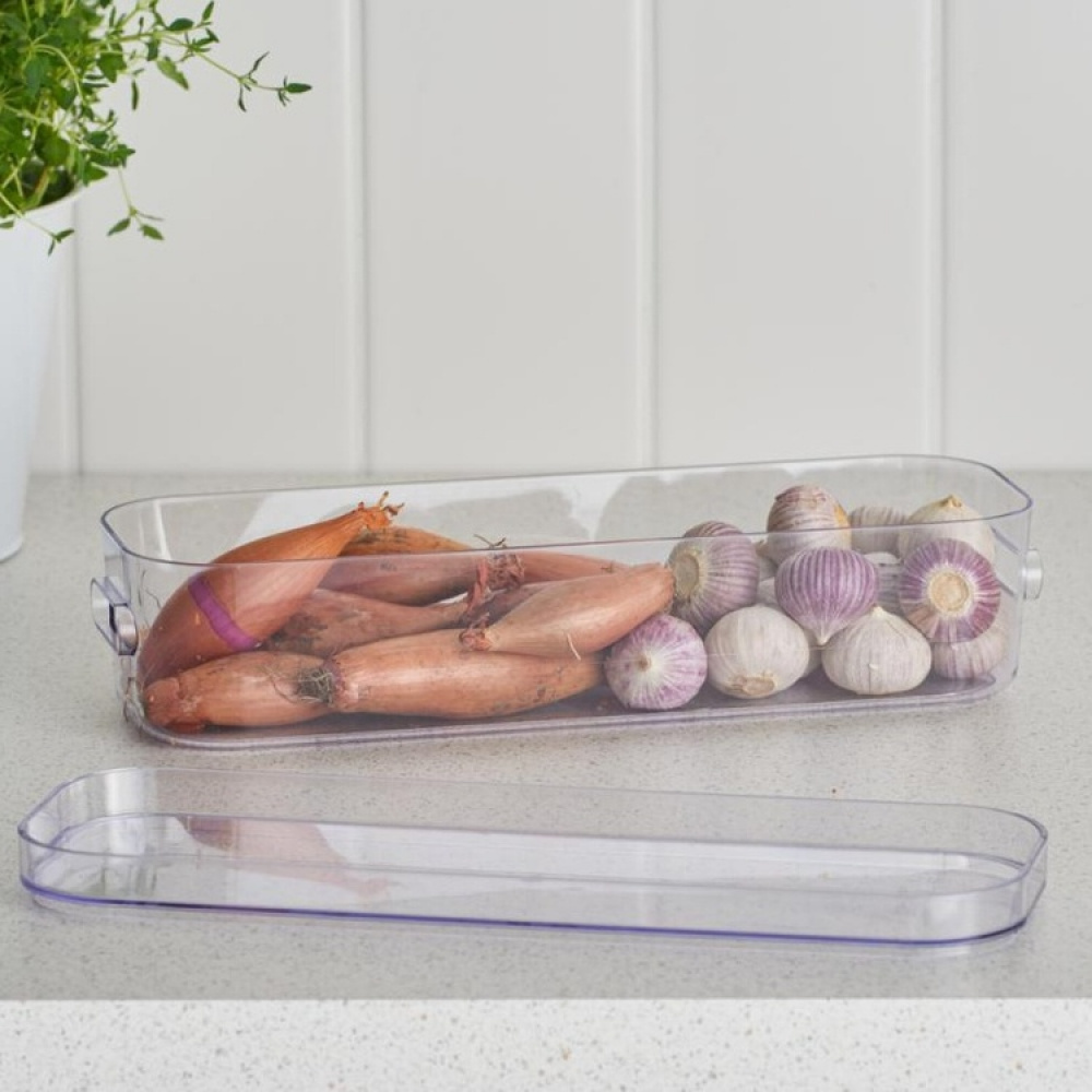 Lock / Bricka, Avlång, SMARTSTORE COMPACT SLIM, 28,9 x 9,8 x 2 cm i gruppen Förvaring / Förvaringslådor / SmartStore förvaringslådor hos SmartaSaker.se (41656)