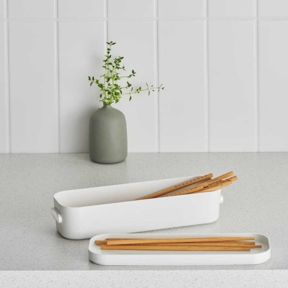 Lock / Bricka, Avlång, SMARTSTORE COMPACT SLIM, 28,9 x 9,8 x 2 cm i gruppen Förvaring / Förvaringslådor / SmartStore förvaringslådor hos SmartaSaker.se (41656)