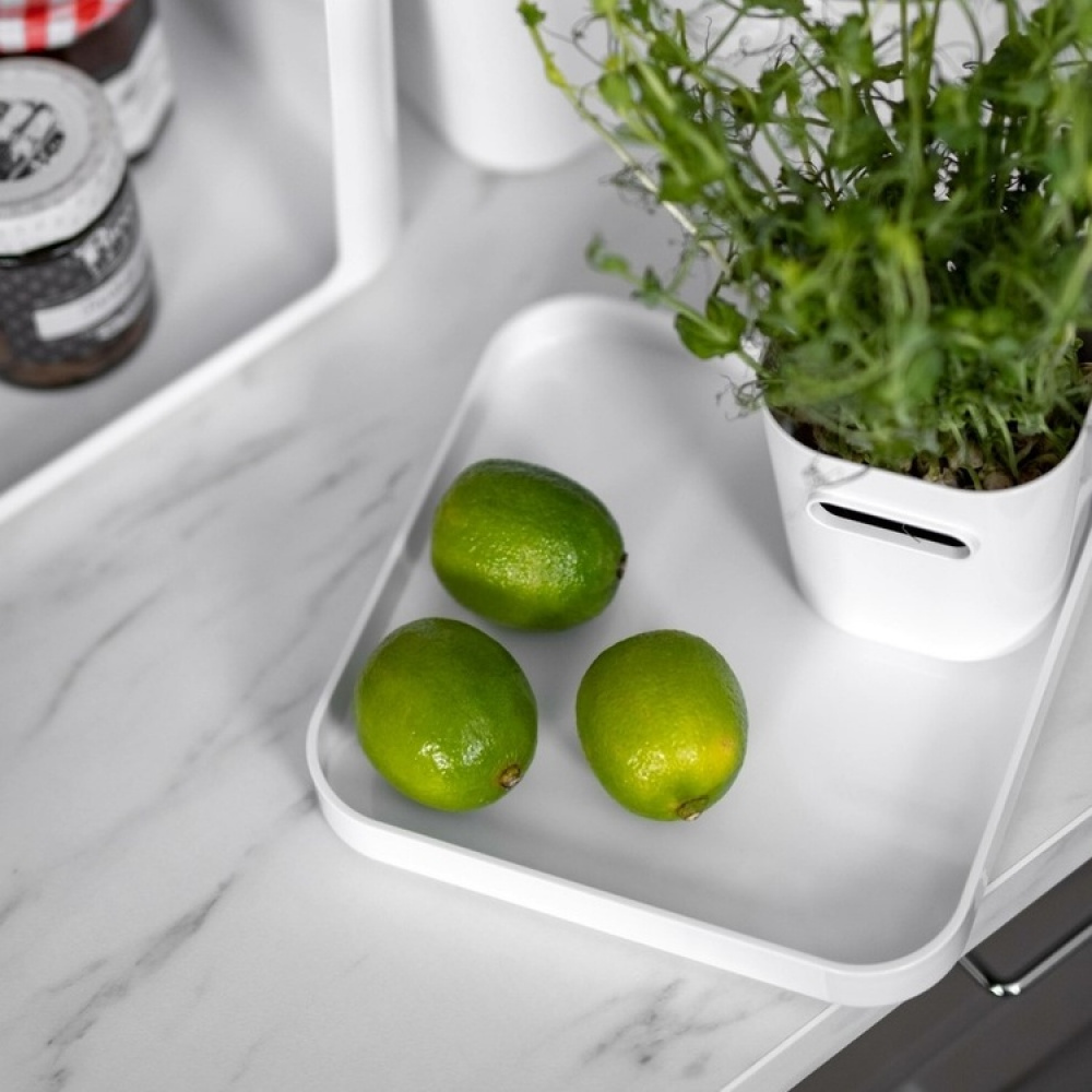 Lock / Bricka, SMARTSTORE COMPACT SQUARE, 20 x 20 x 2,5 cm i gruppen Förvaring / Förvaringslådor / SmartStore förvaringslådor hos SmartaSaker.se (41661)