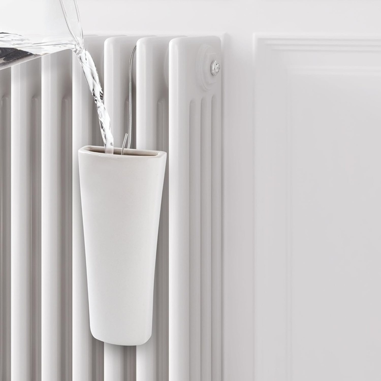 Luftfuktare för element i Keramik, 2 st, HUMIDIFICADOR, Vita i gruppen Förvaring / Städförvaring och sopsortering hos SmartaSaker.se (41666)