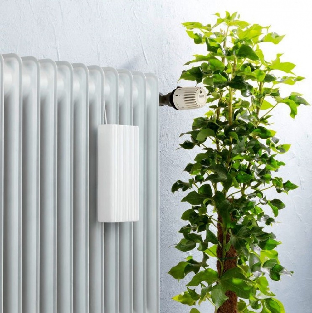 Luftfuktare för element i Keramik, STRIPES HANGING HUMIDIFIER, Vit i gruppen Förvaring / Tvätt och tork hos SmartaSaker.se (41668)