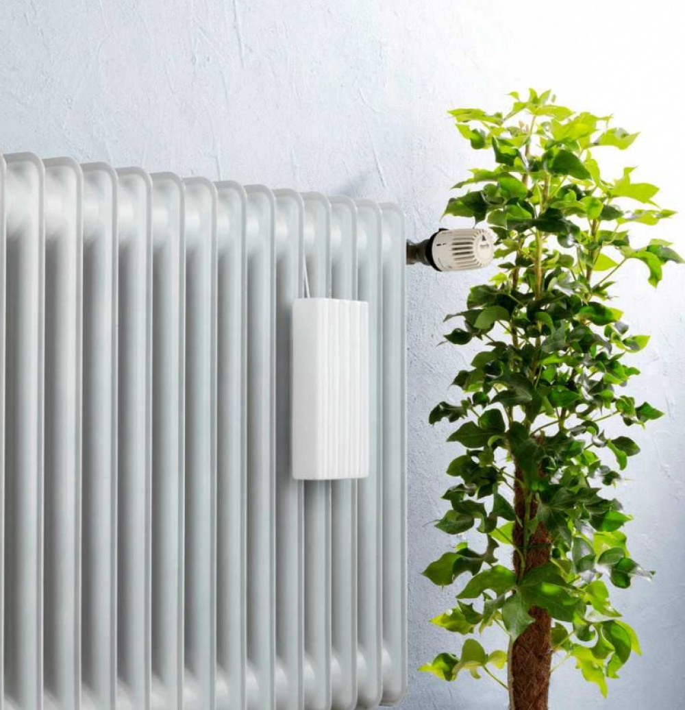 Luftfuktare för element i Keramik, STRIPES HANGING HUMIDIFIER, Vit i gruppen Förvaring / Tvätt och tork hos SmartaSaker.se (41668)