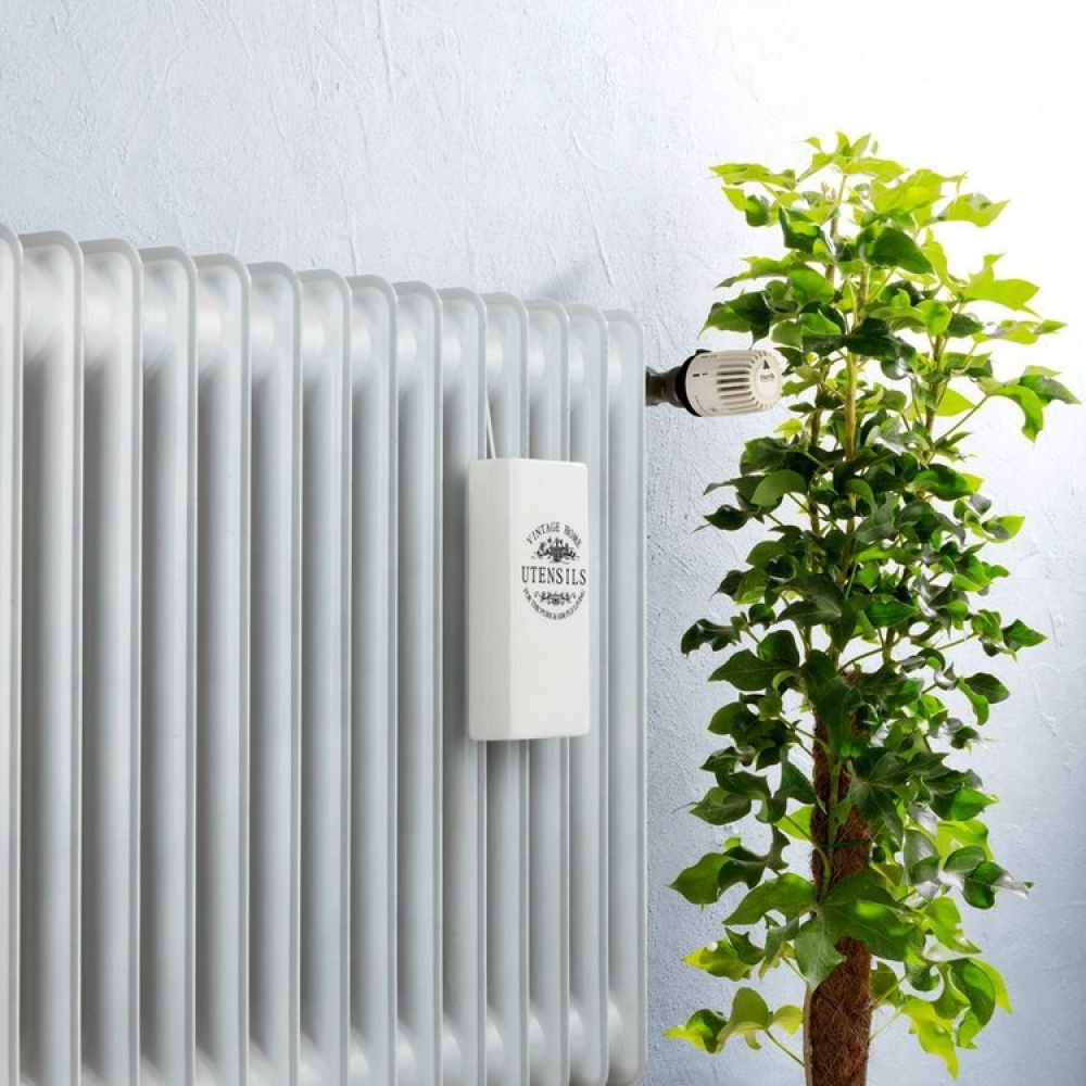 Luftfuktare för element i Keramik, VINTAGE HOME UTENSILS, Vit i gruppen Förvaring / Tvätt och tork hos SmartaSaker.se (41669)