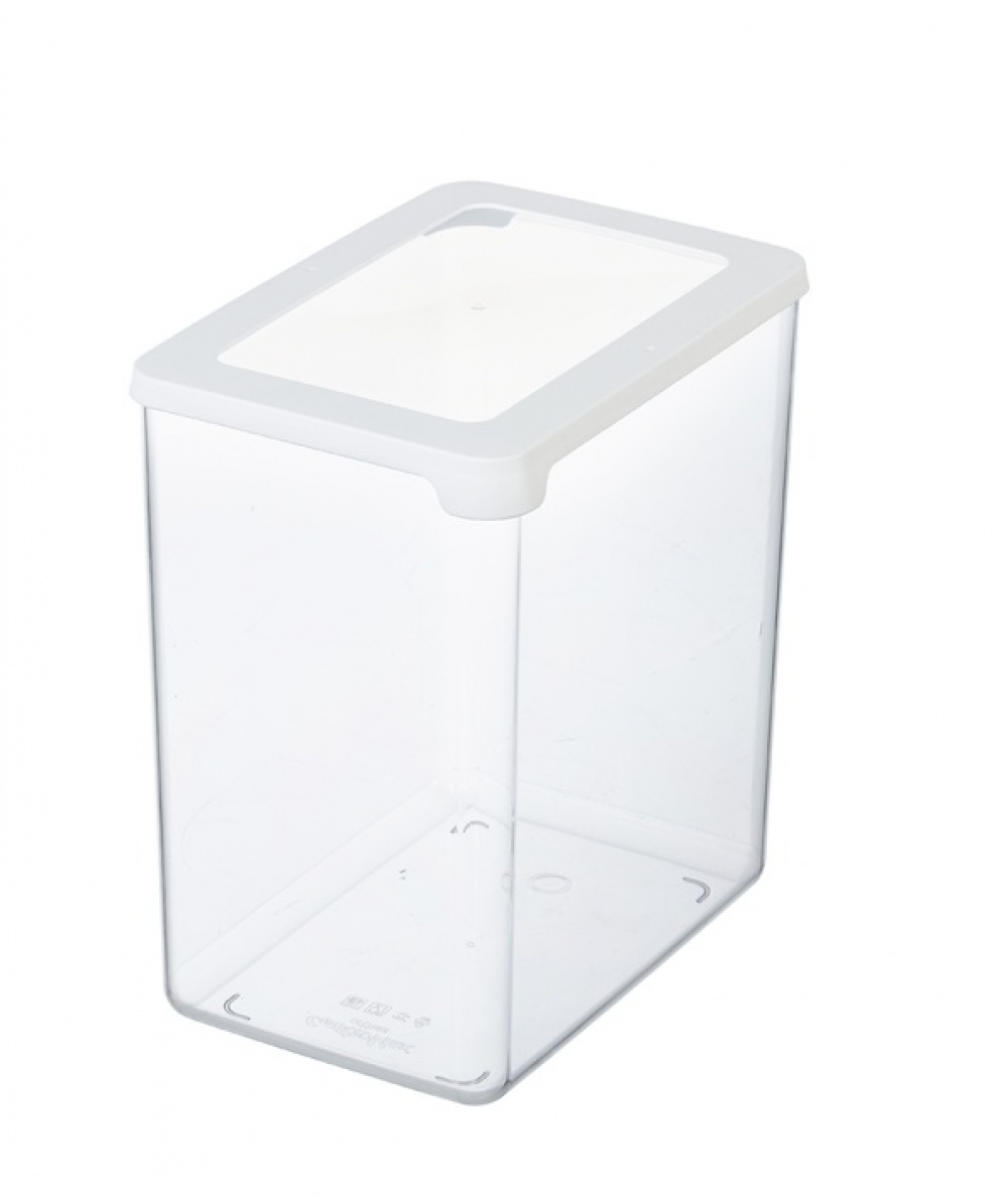 Lufttät behållare, Djup, Stor, 3,5 Liter, VISION, Klar / Vit i gruppen Förvaring / Köksförvaring / Förvaringslådor och burkar / SmartStore hos SmartaSaker.se (41682)