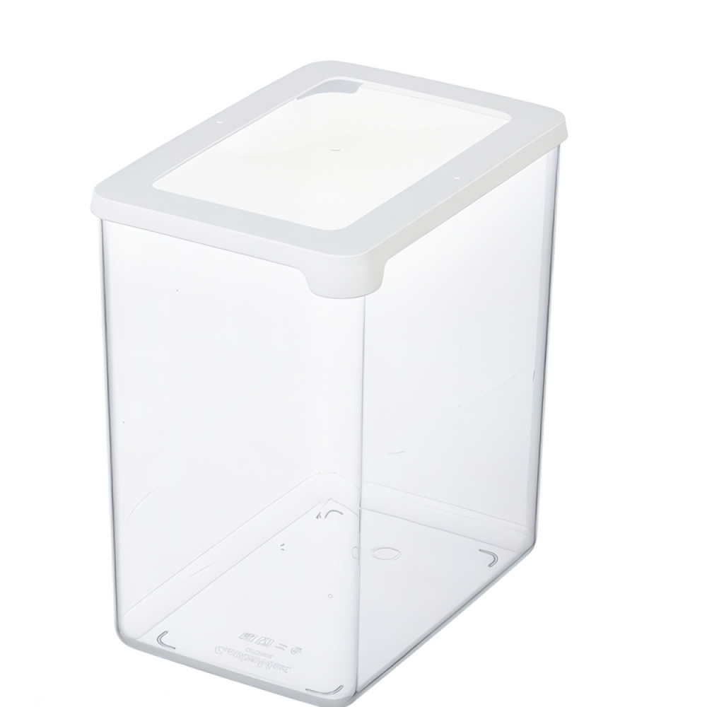Lufttät behållare, Djup, Stor, 3,5 Liter, VISION, Klar / Vit i gruppen Förvaring / Köksförvaring / Förvaringsburkar / SmartStore förvaringsburkar hos SmartaSaker.se (41682)