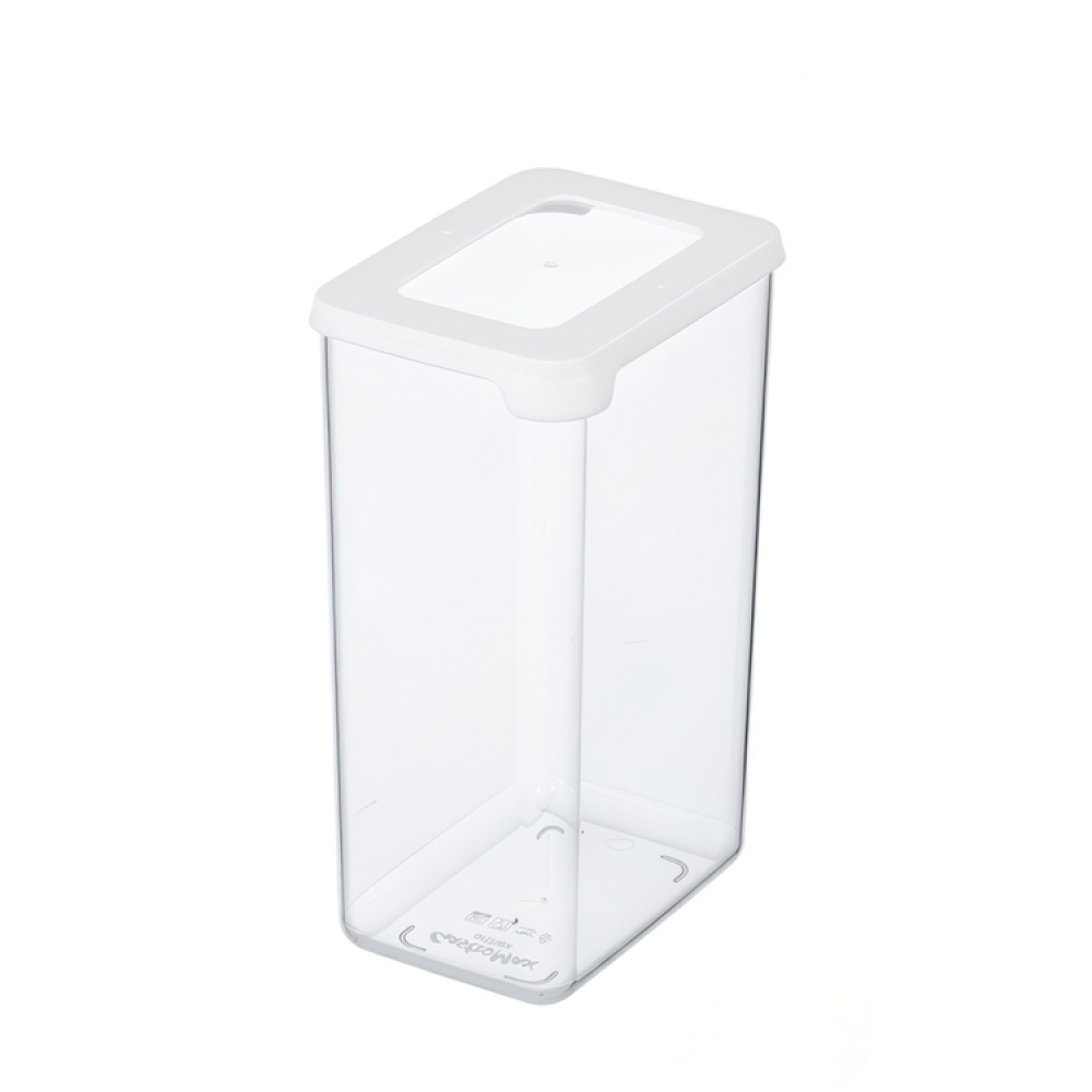 Lufttät behållare, Medium, 1,6 Liter, VISION Klar / Vit i gruppen Förvaring / Köksförvaring / Förvaringsburkar / SmartStore förvaringsburkar hos SmartaSaker.se (41692)