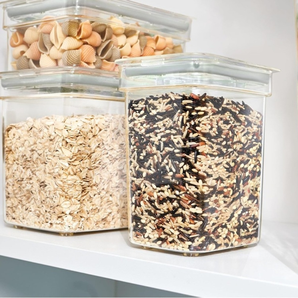 Lufttät Förvaringsburk, 0,9 L, iD FRESH SMALL TALL CANISTER, 5,5 x 13,5 x H 15 cm, Transparent i gruppen Förvaring / Köksförvaring / Förvaringsburkar / iDesign förvaringsburkar hos SmartaSaker.se (41703)