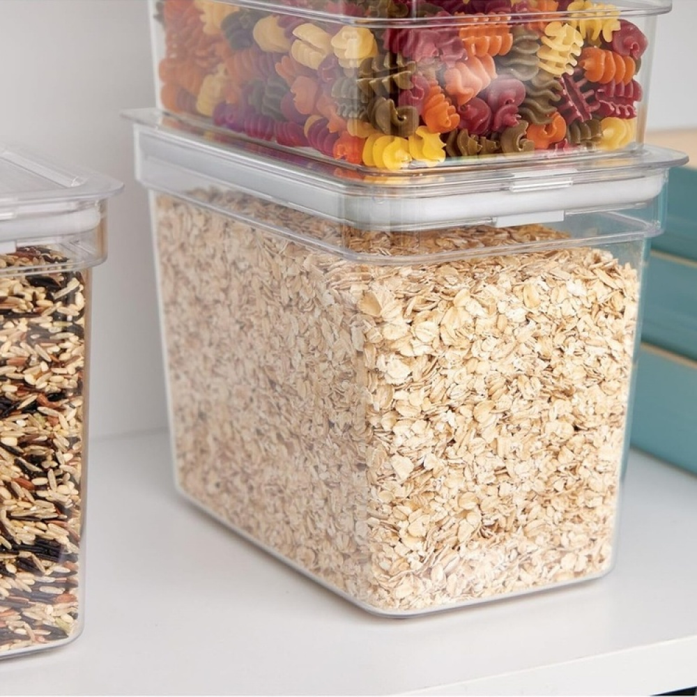 Lufttät Förvaringsburk, 2.1 L, iD FRESH MEDIUM TALL CANISTER, 13 x 20,5 x H 15 cm, Transparent i gruppen Förvaring / Köksförvaring / Förvaringsburkar hos SmartaSaker.se (41704)