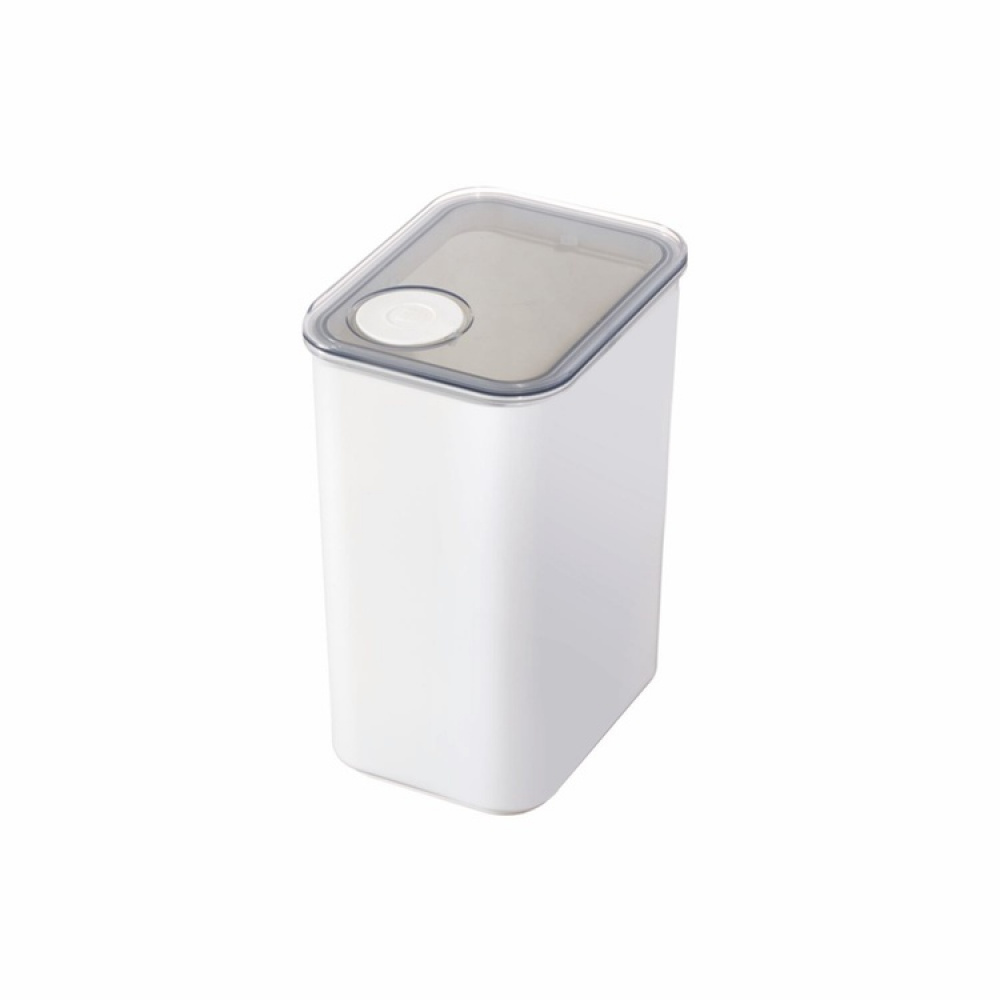 Lufttät Förvaringsburk, iD POUR LID LARGE CANISTER, 12,1 x 16,2 x H 22,2 cm, Vit / Transparent i gruppen Förvaring / Köksförvaring / Förvaringsburkar hos SmartaSaker.se (41705)