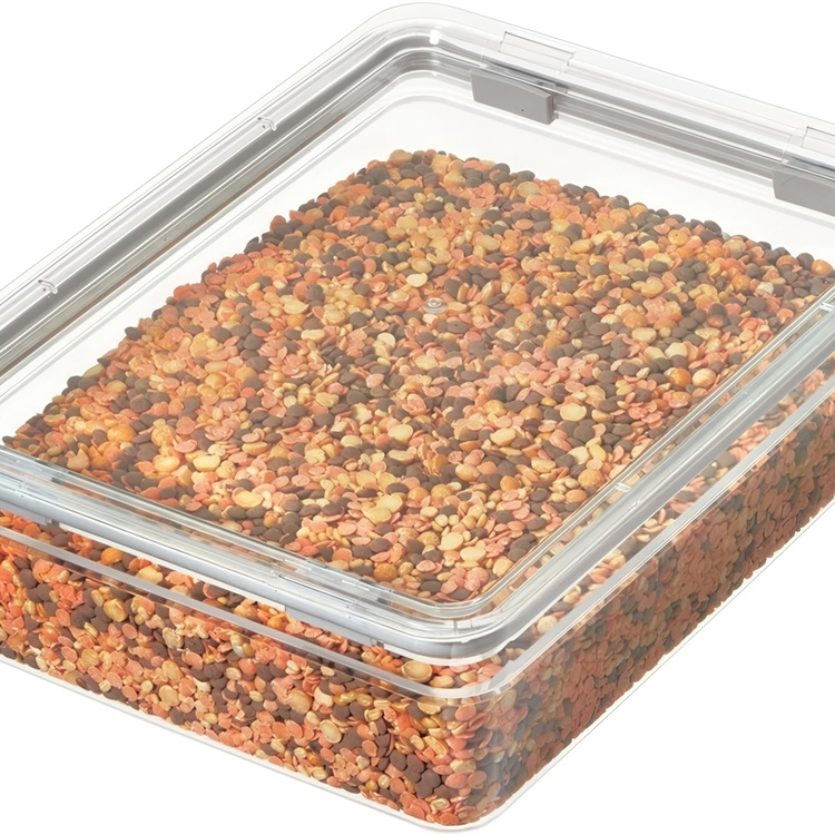 Lufttät Förvaringsburk, Låg, 2 L, iD FRESH SHORT CANISTER, 20 x 26,5 x H 8 cm , Transparent i gruppen Förvaring / Köksförvaring / Förvaringsburkar hos SmartaSaker.se (41709)