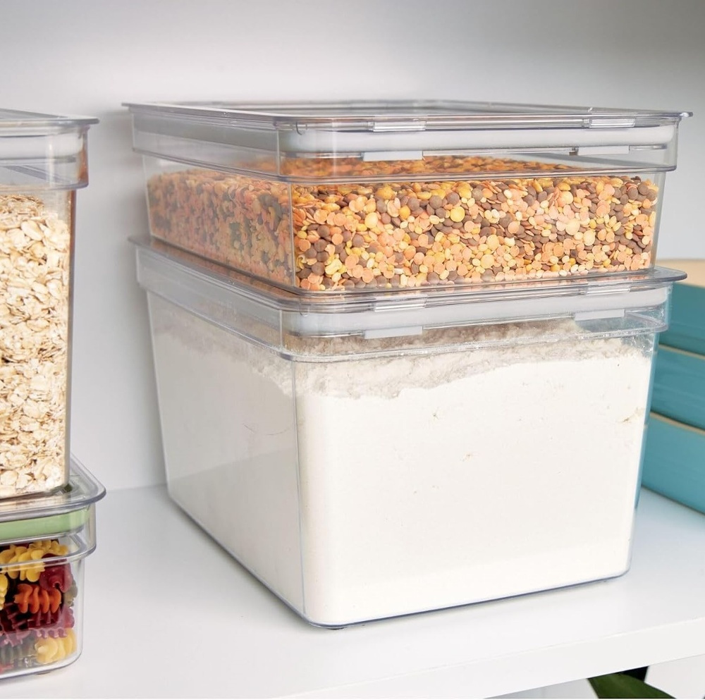 Lufttät Förvaringsburk, Stor, 4,8 L, iD FRESH LARGE TALL CANISTER, 20 x 26,5 x H 15 cm , Transparent i gruppen Förvaring / Köksförvaring / Förvaringslådor och burkar hos SmartaSaker.se (41711)