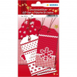 Lyxiga Hängetiketter med glitter, 6st, CHRISTMAS GIFT TAGS, 8 x 4 cm, Vit /Röd Lyxiga Hängetiketter med glitter, 6st, CHRISTMAS GIFT TAGS, 8 x 4 cm, Vit /Röd