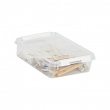 Låda / Ask, SMARTSTORE 1L HOME, 21 x 17 x H 6 cm, Klar / Vit Låda / Ask, SMARTSTORE 1L HOME, 21 x 17 x H 6 cm, Klar / Vit