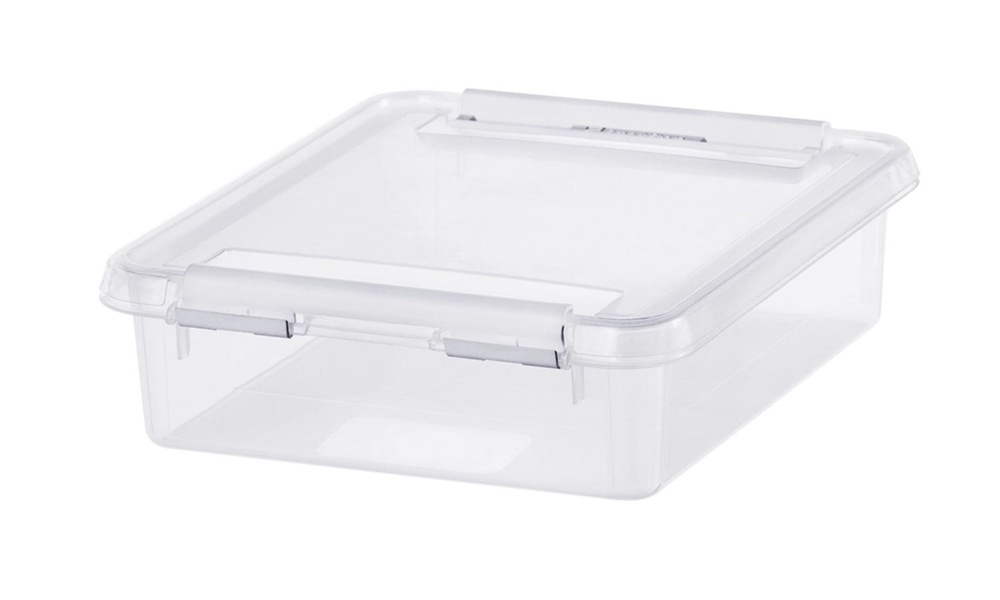Låda / Ask, SMARTSTORE 1L HOME, 21 x 17 x H 6 cm, Klar / Vit i gruppen Förvaring / Förvaringslådor / SmartStore förvaringslådor hos SmartaSaker.se (41719)