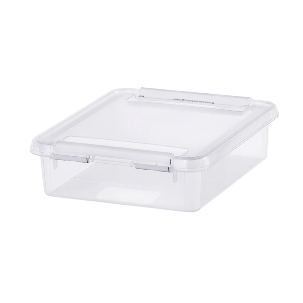Låda / Ask, SMARTSTORE 1L HOME, 21 x 17 x H 6 cm, Klar / Vit i gruppen Förvaring / Förvaringslådor / SmartStore förvaringslådor hos SmartaSaker.se (41719)