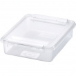 Låda / Ask, SMARTSTORE 1L HOME, 21 x 17 x H 6 cm, Klar / Vit Låda / Ask, SMARTSTORE 1L HOME, 21 x 17 x H 6 cm, Klar / Vit