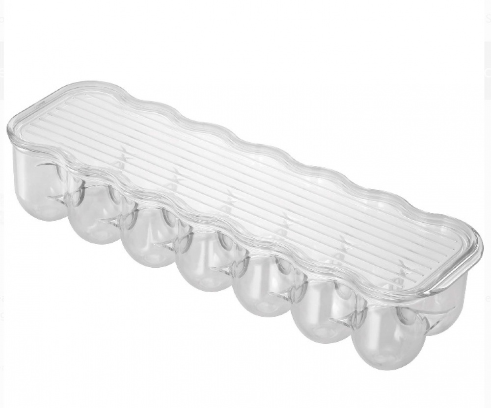 Låda för 14 Ã„gg, Smal, FRIDGE BINZ, 36 x 11 x H 7,6 cm, Transparent i gruppen Förvaring / Köksförvaring / Kylskåpsförvaring hos SmartaSaker.se (41726)