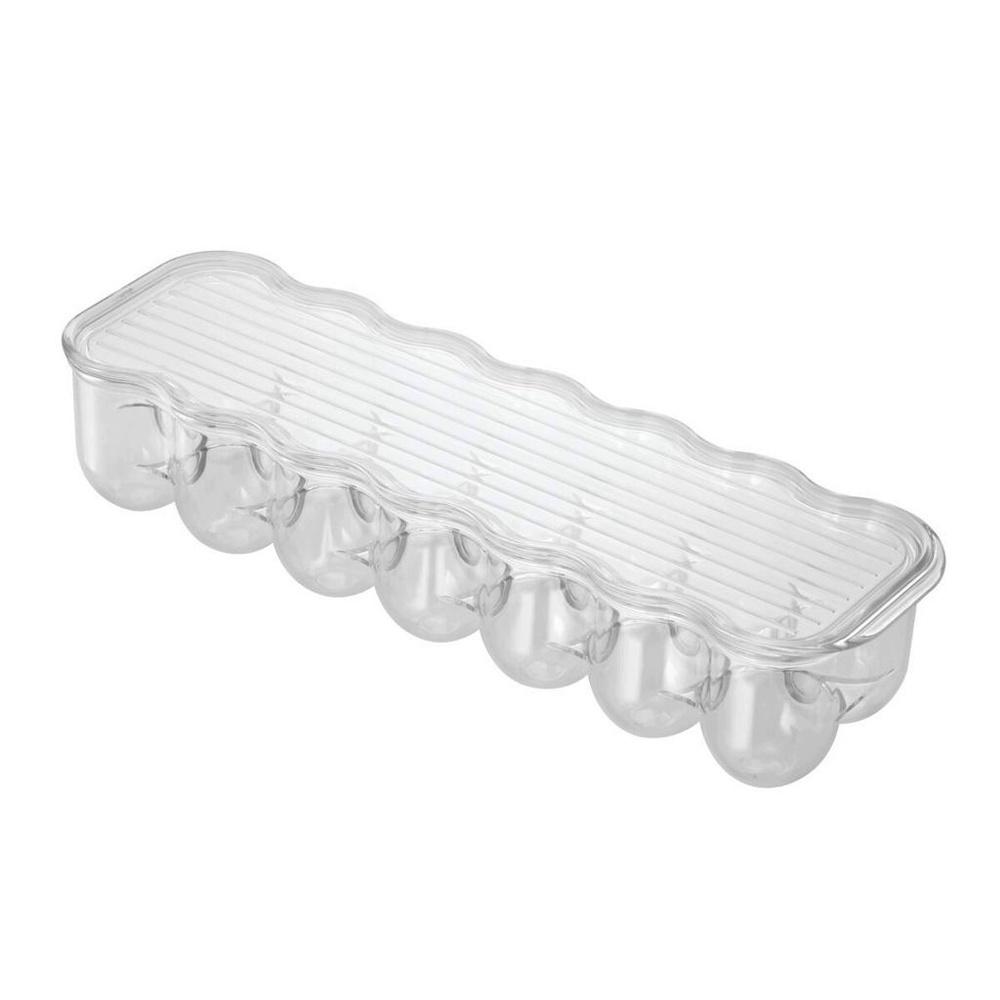 Låda för 14 Ã„gg, Smal, FRIDGE BINZ, 36 x 11 x H 7,6 cm, Transparent i gruppen Förvaring / Köksförvaring / Kylskåpsförvaring hos SmartaSaker.se (41726)