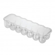 Låda för 14 Ägg, Smal, FRIDGE BINZ, 36 x 11 x H 7,6 cm, Transparent Låda för 14 Ägg, Smal, FRIDGE BINZ, 36 x 11 x H 7,6 cm, Transparent