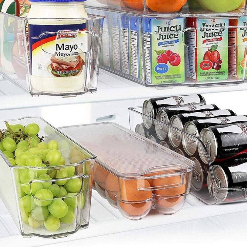 Låda för 14 Ägg, Långsmal, RANGEMENT FRIGO, 37 x 11 x H 7,6 cm, Klar i gruppen Förvaring / Köksförvaring / Kylskåpsförvaring hos SmartaSaker.se (41727)