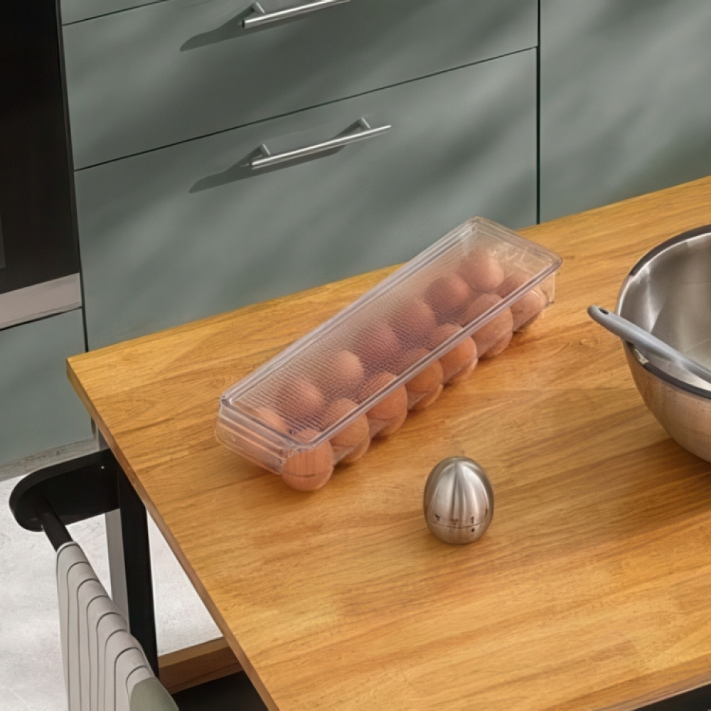 Låda för 14 Ägg, Långsmal, RANGEMENT FRIGO, 37 x 11 x H 7,6 cm, Klar i gruppen Förvaring / Köksförvaring / Kylskåpsförvaring hos SmartaSaker.se (41727)