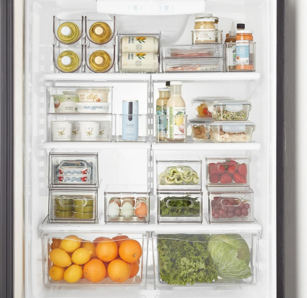Låda för 15 Ägg, THE HOME EDIT EGG BIN, 15,2 x 30,5 x H10,8 cm, Transparent i gruppen Förvaring / Köksförvaring / Kylskåpsförvaring hos SmartaSaker.se (41728)