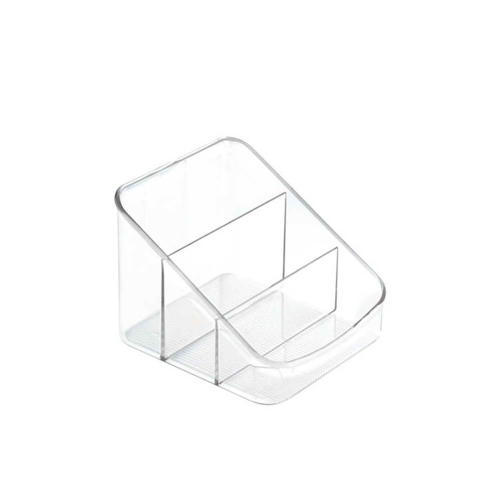 Låda för kryddpåsar, 3 fack, LINUS PACKET ORGANIZER, 15,5 x 16 x H 13 cm, Transparent i gruppen Förvaring / Köksförvaring / Förvaringsburkar hos SmartaSaker.se (41745)