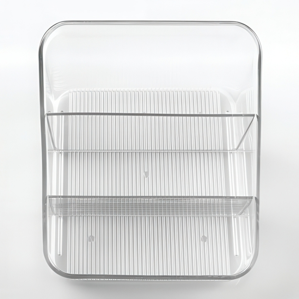 Låda för kryddpåsar, 3 fack, LINUS PACKET ORGANIZER, 15,5 x 16 x H 13 cm, Transparent i gruppen Förvaring / Köksförvaring / Förvaringsburkar hos SmartaSaker.se (41745)