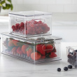 Låda för kylen, med lock och durkslag, THE HOME EDIT LARGE BERRY BIN, 15,2 x 30,5 x H10,8 cm, Transparent Låda för kylen, med lock och durkslag, THE HOME EDIT LARGE BERRY BIN, 15,2 x 30,5 x H10,8 cm, Transparent