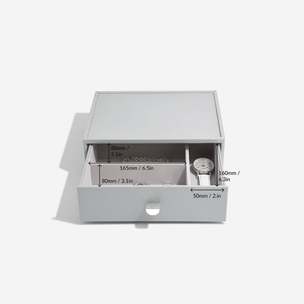 Låda för smycken, 3 fack, CLASSIC STACKERS DEEP DRAWER i gruppen Förvaring / Badrumsförvaring / Sminkförvaring hos SmartaSaker.se (41756)