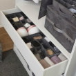Låda för sortering 16 fack, PIXEL DRAWER ORGANISER, 32 x 32 x H 8 cm, Grå Låda för sortering 16 fack, PIXEL DRAWER ORGANISER, 32 x 32 x H 8 cm, Grå