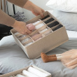 Låda för sortering, 16 fack, BIGSO SOFT DRAWER SQUARE ORGANIZER, 29 x 29 x H 11 cm Låda för sortering, 16 fack, BIGSO SOFT DRAWER SQUARE ORGANIZER, 29 x 29 x H 11 cm