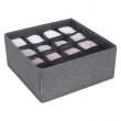 Låda för sortering, 16 fack, BIGSO SOFT DRAWER SQUARE ORGANIZER, 29 x 29 x H 11 cm Låda för sortering, 16 fack, BIGSO SOFT DRAWER SQUARE ORGANIZER, 29 x 29 x H 11 cm