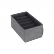 Låda för sortering, 6 fack, BIGSO SOFT DRAWER ORGANIZER, 16,5 x 29 x H 11 cm Låda för sortering, 6 fack, BIGSO SOFT DRAWER ORGANIZER, 16,5 x 29 x H 11 cm