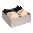 Låda för sortering, 6 fack, BIGSO SOFT DRAWER SQUARE ORGANIZER, 29 x 29 x H 11 cm Låda för sortering, 6 fack, BIGSO SOFT DRAWER SQUARE ORGANIZER, 29 x 29 x H 11 cm