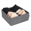 Låda för sortering, 6 fack, BIGSO SOFT DRAWER SQUARE ORGANIZER, 29 x 29 x H 11 cm Låda för sortering, 6 fack, BIGSO SOFT DRAWER SQUARE ORGANIZER, 29 x 29 x H 11 cm