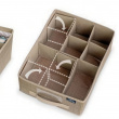 Låda för sortering, Justerbara fack, VITA ECO DRAWER ORGANISER, 35 x 26,5 x H 12 cm, Brun Låda för sortering, Justerbara fack, VITA ECO DRAWER ORGANISER, 35 x 26,5 x H 12 cm, Brun