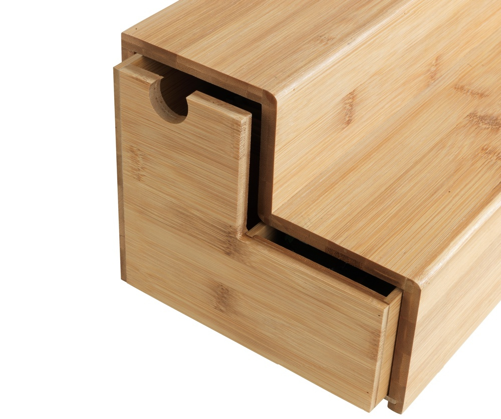 Låda för tepåsar, BAMBU TRAPPA, 33 x 15 x H 17,5 cm, Brun i gruppen Förvaring / Köksförvaring / Förvaringslådor och burkar hos SmartaSaker.se (41770)