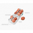 Låda för ägg, JOSEPH JOSEPH EGG STORAGE CADDY, 11,9 x 32 x H 9 cm, Vit Låda för ägg, JOSEPH JOSEPH EGG STORAGE CADDY, 11,9 x 32 x H 9 cm, Vit