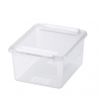 Låda Liten / Ask, SMARTSTORE 2L HOME, 21 x 17 x H11 cm, Klar / Vit Låda Liten / Ask, SMARTSTORE 2L HOME, 21 x 17 x H11 cm, Klar / Vit