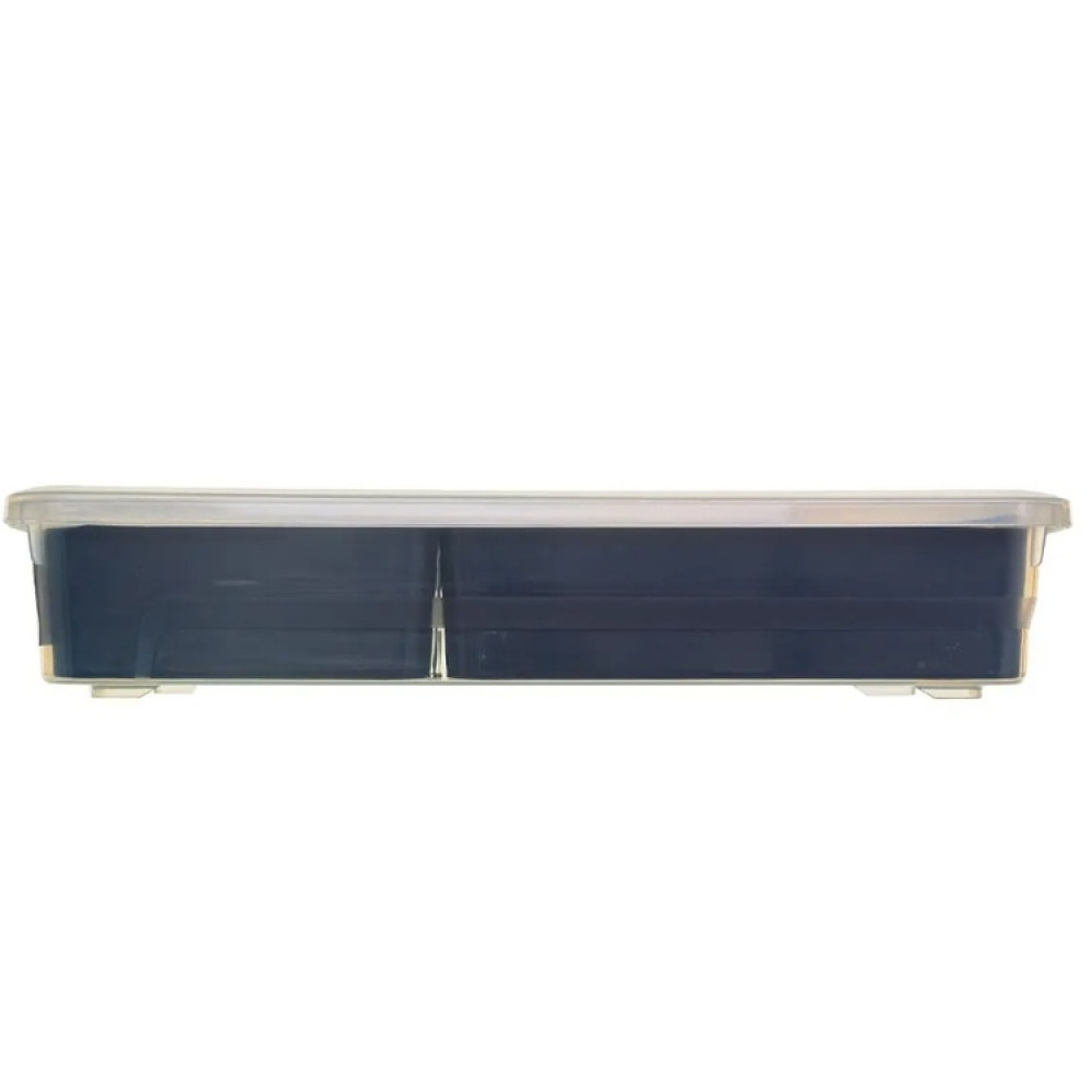 Låda med 12 burkar för sortering, EZY SORT IT LARGE, 35 x 28,5 x H 7 cm, Transparent / Grå i gruppen Förvaring / Förvaringslådor hos SmartaSaker.se (41783)